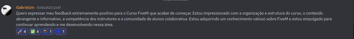 Depoimento Aluno 6